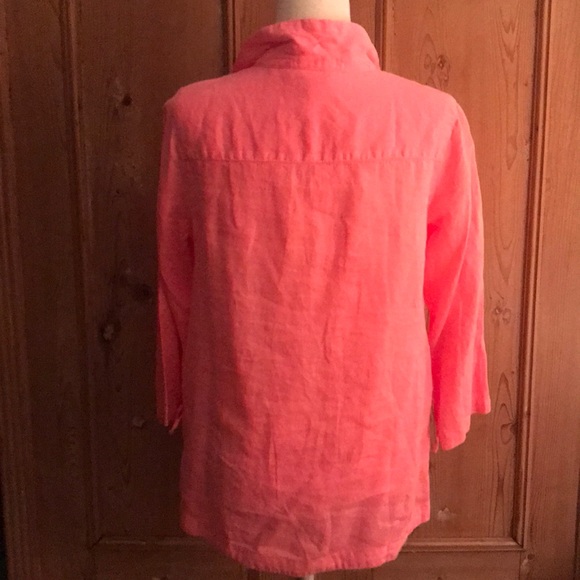 Sigrid Olsen linen tunic - Picture 3 of 7